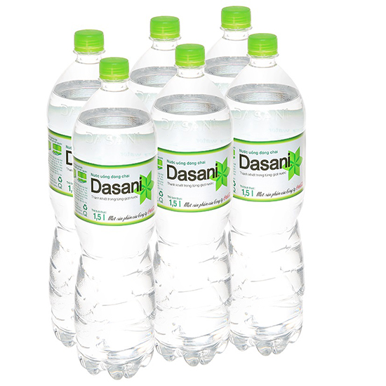 Nước tinh khiết Dasani 1,5l (Thùng 12 chai)